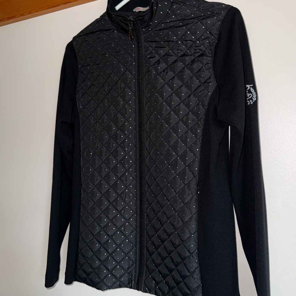 Black Quilted Lightweight Women's Jacket XS
